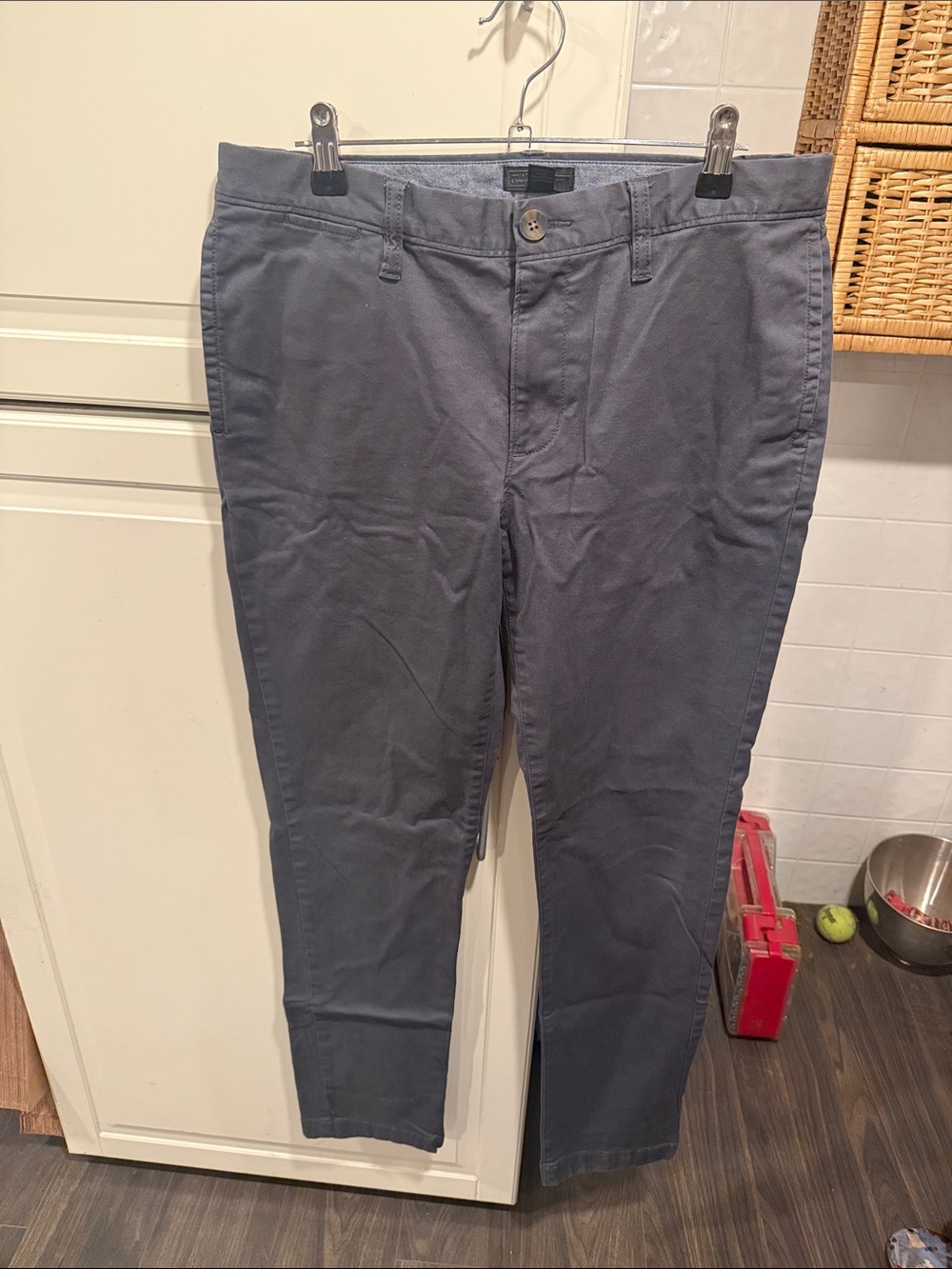 14th & Union Men's Casual Chino Pants - Gray size 32x32 8:5